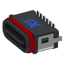 XB-ATCF-06-034 TYPE C 6 P立貼り防水メスホルダーH=6.80 mm(ストリップ鋼板)(ケース3脚)(フルプラスチックUタイプ)